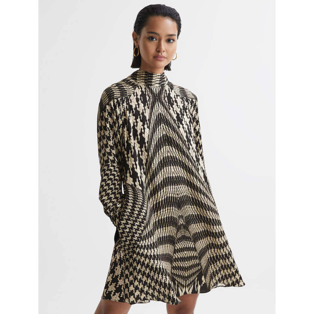 Dogtooth mini sale dress